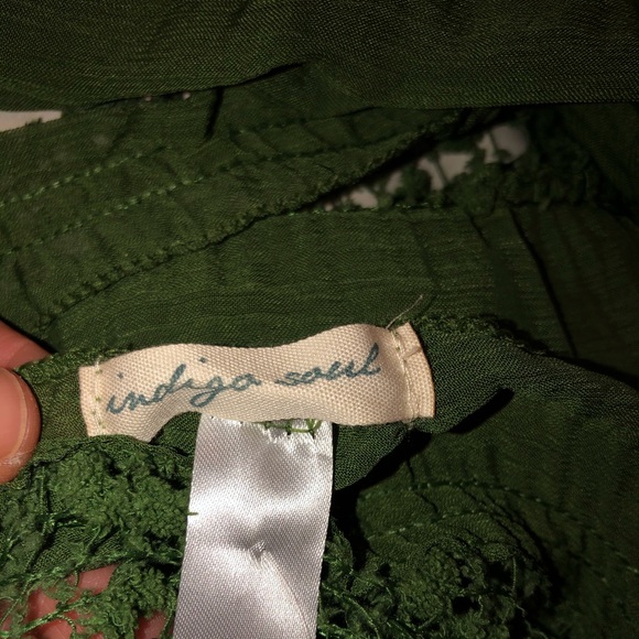 Indigo Soul Green Scarf - Picture 9 of 9